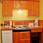 One Bedroom Cottage A: Kitchen vancouver island cottage