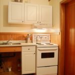 One Bedroom Cottage B: Kitchen cabin ucluelet