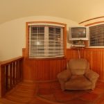 One Bedroom Cottage B: Living room vancouver island cabin