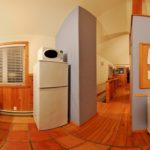 One Bedroom Cottage B: Kitchen area vancouver island cottages