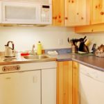 Two Bedroom Cottage C: Kitchen vancouver island cabin