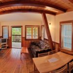 Two Bedroom Cottage C: Livingroom cabins in tofino